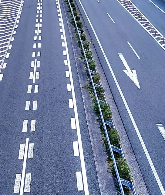 メンテナンスをした道路の写真